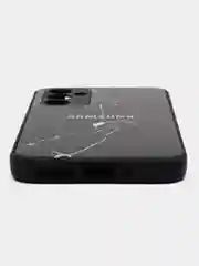 Серый чехол для Samsung Galaxy A54 (Самсунг Галакси А54), пластиковый, глянцевый