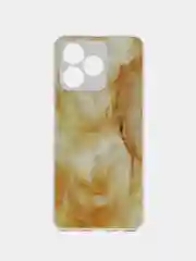 Желтый чехол для Realme C51 / C53 / Реалми С51 / С53 / Realme Note 50 пластиковый, глянцевый