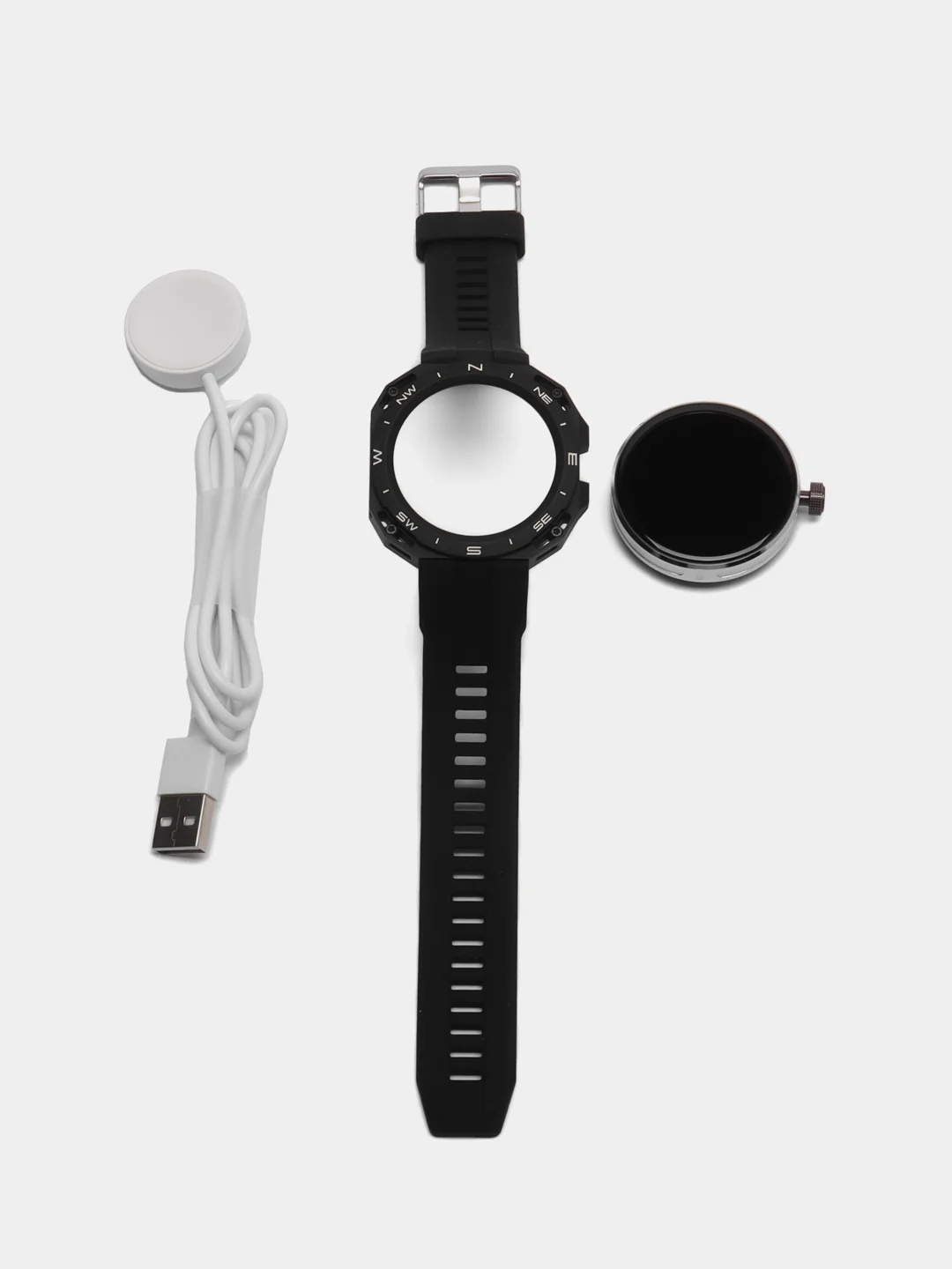 Черный умные часы HW3 Cyber Smart Watch,46мм, iOS и Android/фитнес браслет для звонков/спортивные