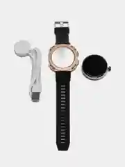 Золотой умные часы HW3 Cyber Smart Watch,46мм, iOS и Android/фитнес браслет для звонков/спортивные