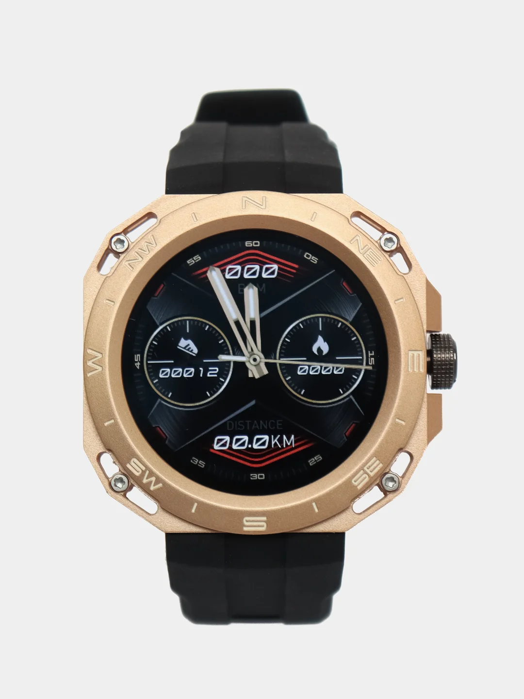 Золотой умные часы HW3 Cyber Smart Watch,46мм, iOS и Android/фитнес браслет для звонков/спортивные