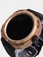 Золотой умные часы HW3 Cyber Smart Watch,46мм, iOS и Android/фитнес браслет для звонков/спортивные