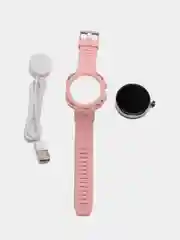 Розовый умные часы HW3 Cyber Smart Watch,46мм, iOS и Android/фитнес браслет для звонков/спортивные