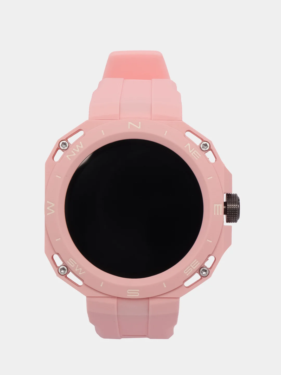 Розовый умные часы HW3 Cyber Smart Watch,46мм, iOS и Android/фитнес браслет для звонков/спортивные