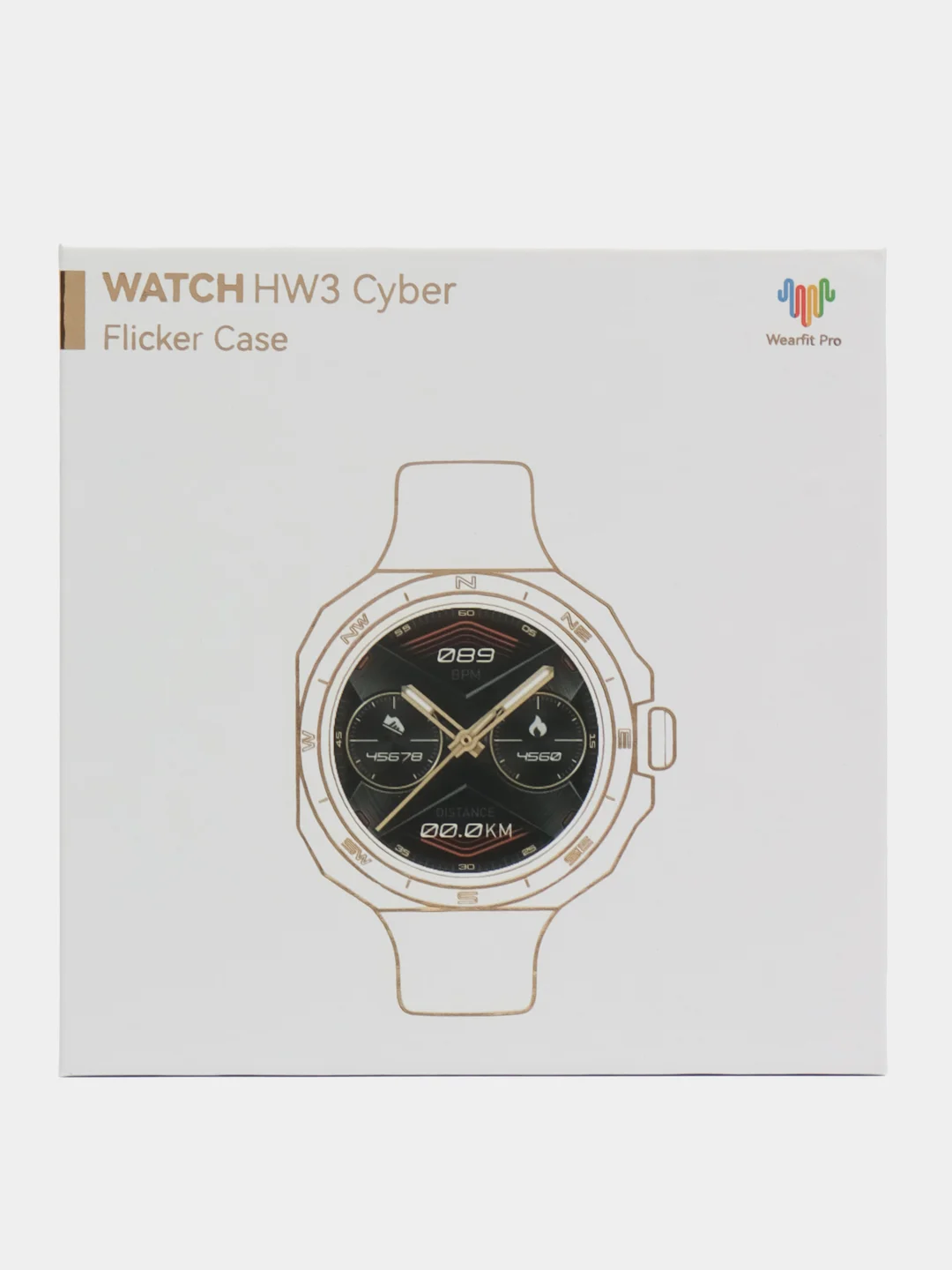 Розовый умные часы HW3 Cyber Smart Watch,46мм, iOS и Android/фитнес браслет для звонков/спортивные