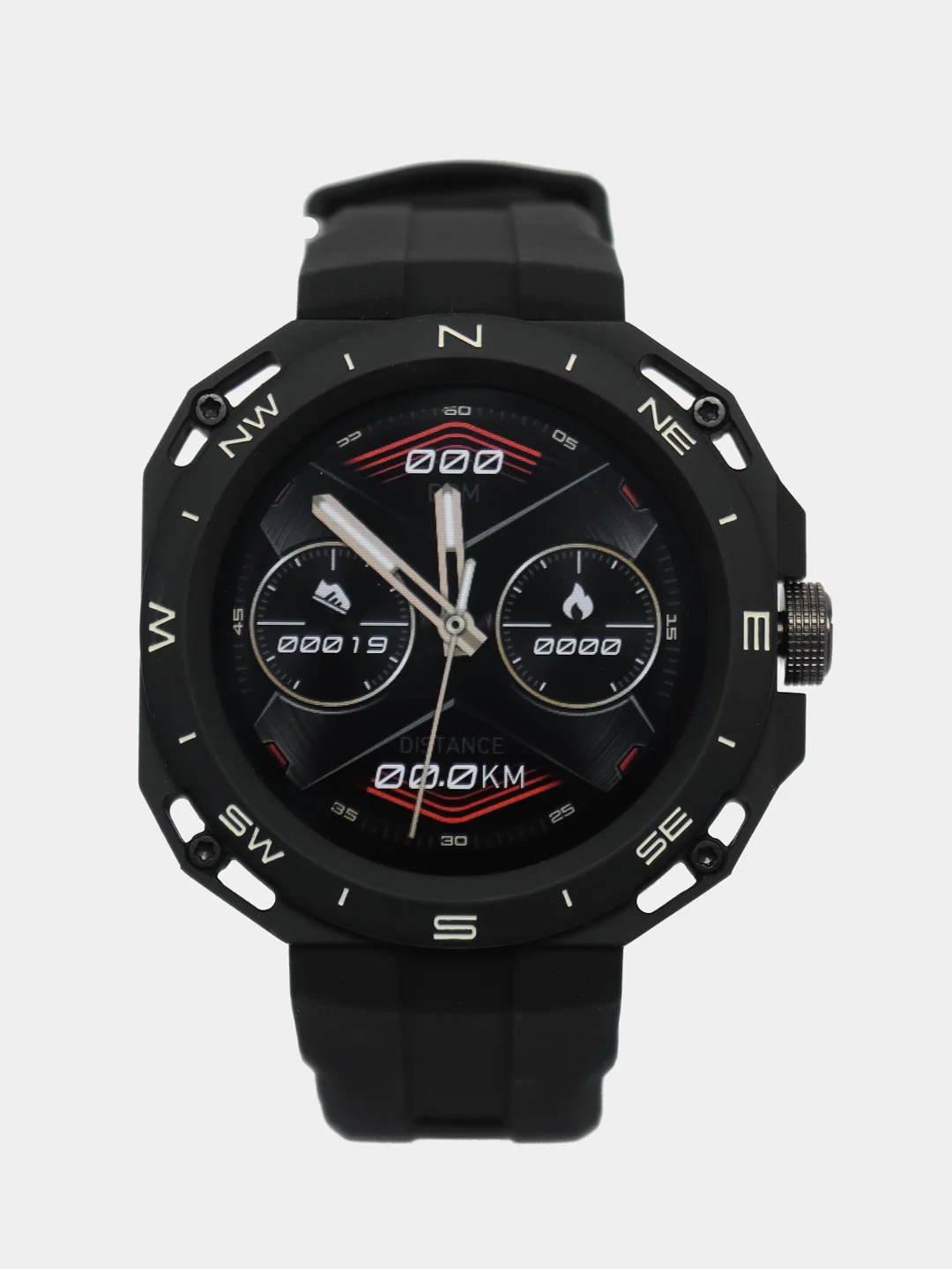 Черный умные часы HW3 Cyber Smart Watch,46мм, iOS и Android/фитнес браслет для звонков/спортивные