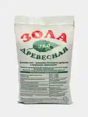 Зола древесная, удобрение для растений, 1 кг, древесная