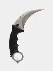 Серебряный нож керамбит CS GO с подпальцевыми выемками и ножнами, разные цвета