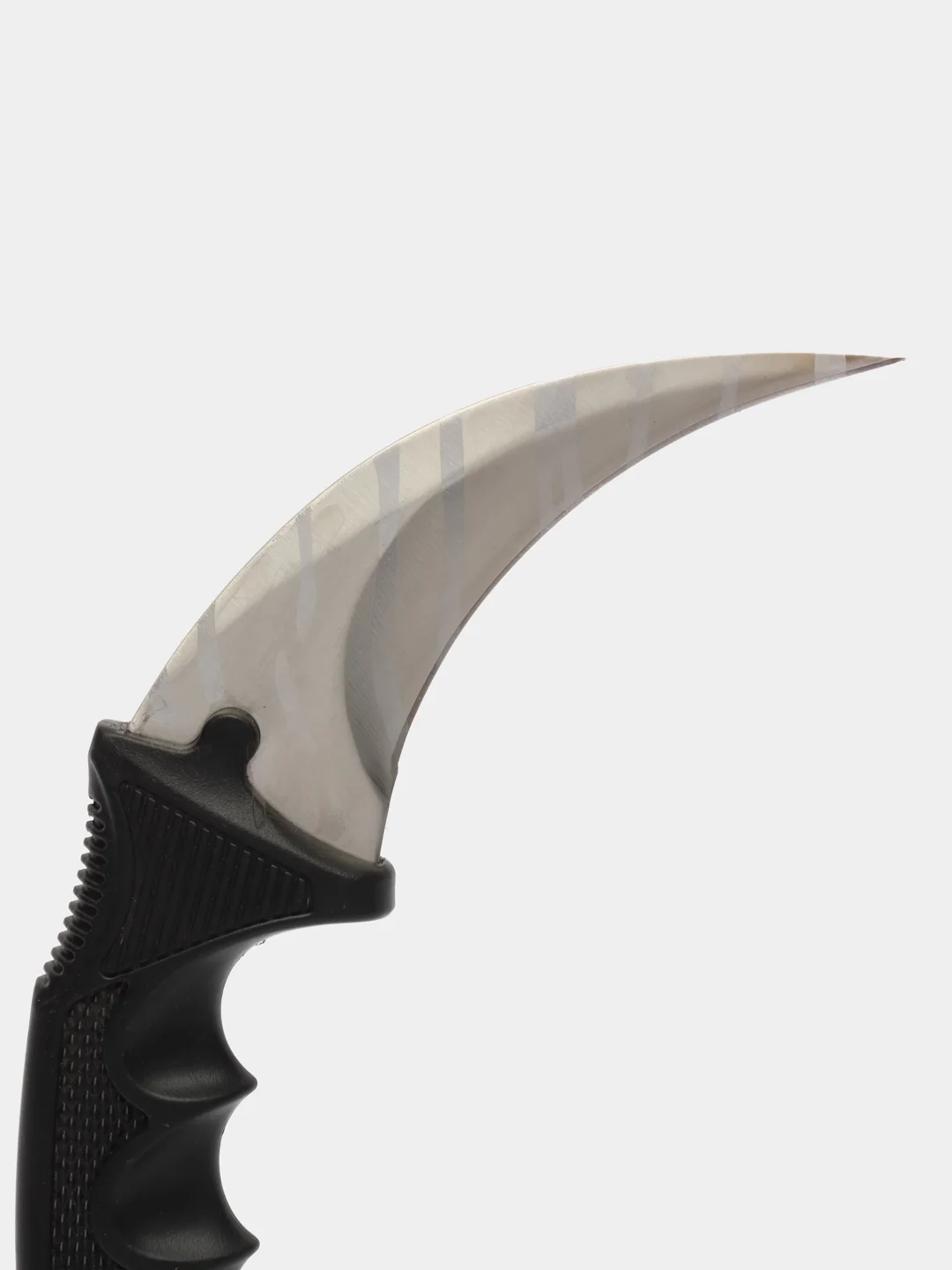 Серебряный нож керамбит CS GO с подпальцевыми выемками и ножнами, разные цвета