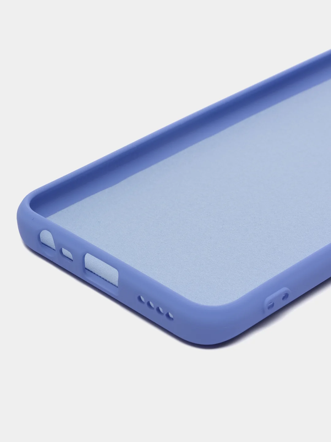 Сиреневый чехол Silicone Cover для Realme 8/8 Pro (Реалми 8/8 про), силиконовый