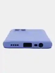 Сиреневый чехол Silicone Cover для Realme 8/8 Pro (Реалми 8/8 про), силиконовый