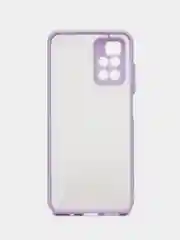 Лавандовый чехол Xiaomi Redmi 10, Сяоми Редми 10, пластиковый матовый с цветными кнопками