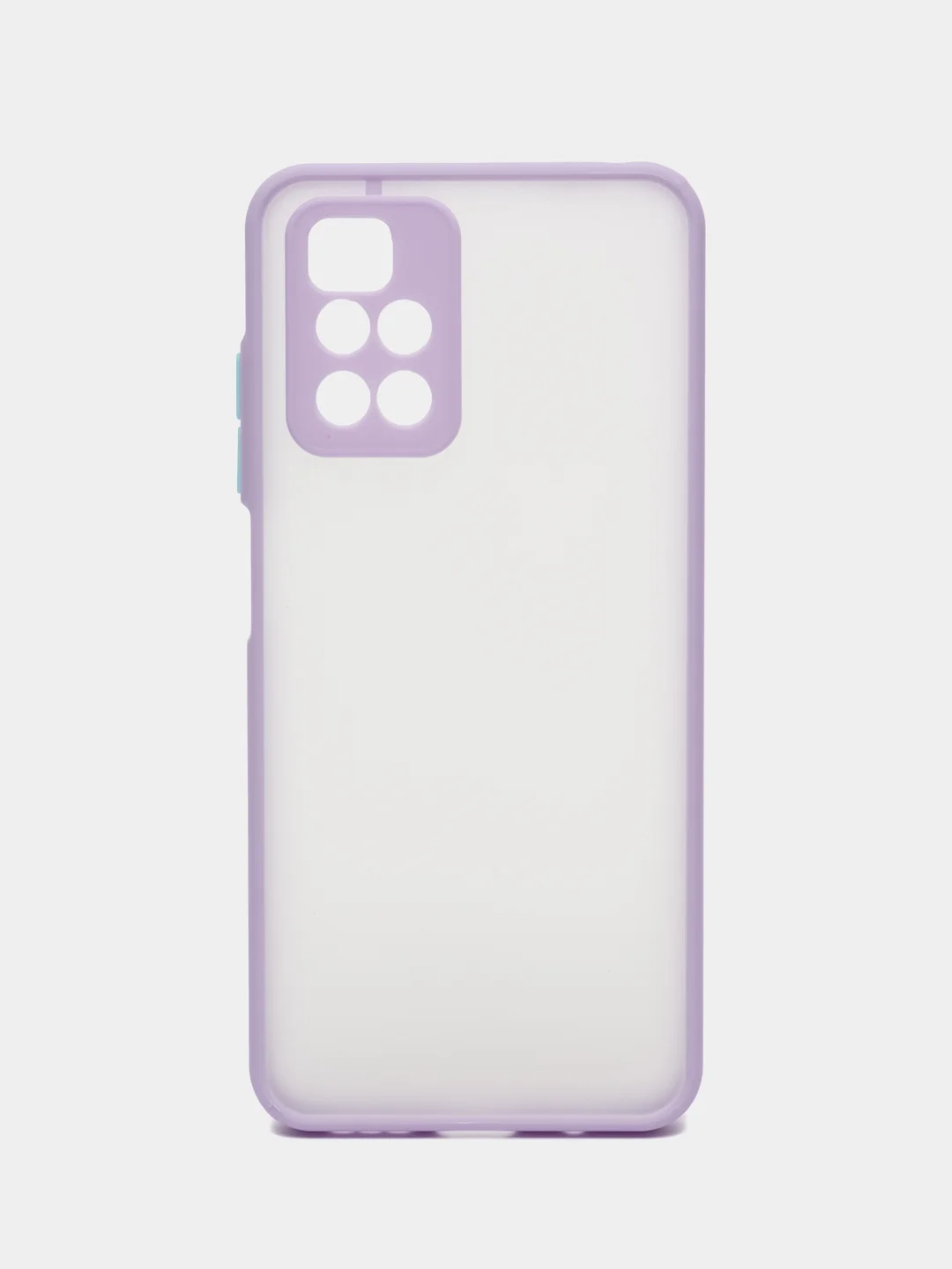 Лавандовый чехол Xiaomi Redmi 10, Сяоми Редми 10, пластиковый матовый с цветными кнопками