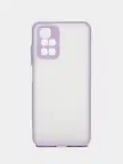 Лавандовый чехол Xiaomi Redmi 10, Сяоми Редми 10, пластиковый матовый с цветными кнопками