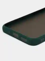 Тёмно-зелёный чехол Xiaomi Redmi 10C / Poco C40, Поко С40, пластиковый, матовый, с цветными кнопками