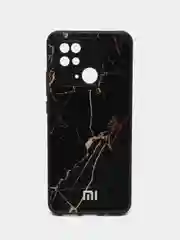Черный чехол на Xiaomi Redmi 10C (Сяоми Редми 10С) / Poco C40, пластиковый, глянцевый
