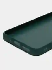Зеленый чехол для Xiaomi Redmi 12 (Сяоми Редми 12), пластиковый, глянцевый