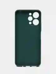 Зеленый чехол для Xiaomi Redmi 12 (Сяоми Редми 12), пластиковый, глянцевый