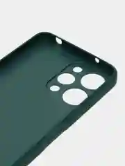 Зеленый чехол для Xiaomi Redmi 12 (Сяоми Редми 12), пластиковый, глянцевый
