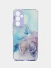 Лавандовый чехол для Samsung Galaxy A54 (Самсунг Галакси А54), пластиковый, глянцевый