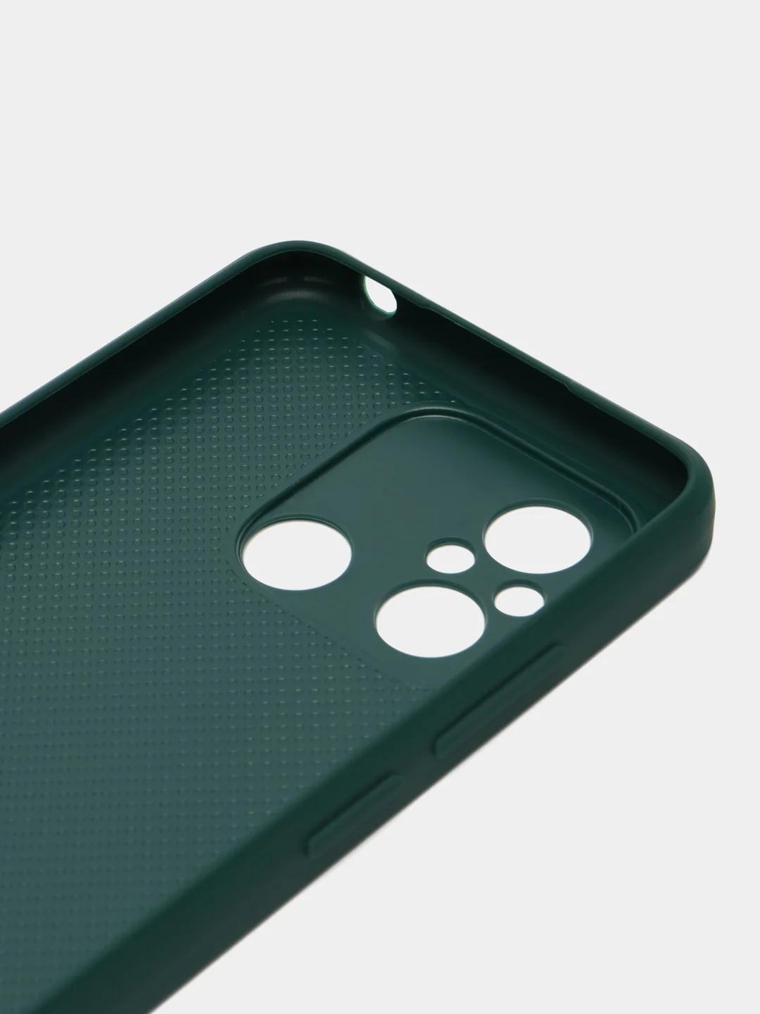 Зеленый чехол для Xiaomi Redmi 12C (Сяоми Редми 12С), пластиковый, глянцевый