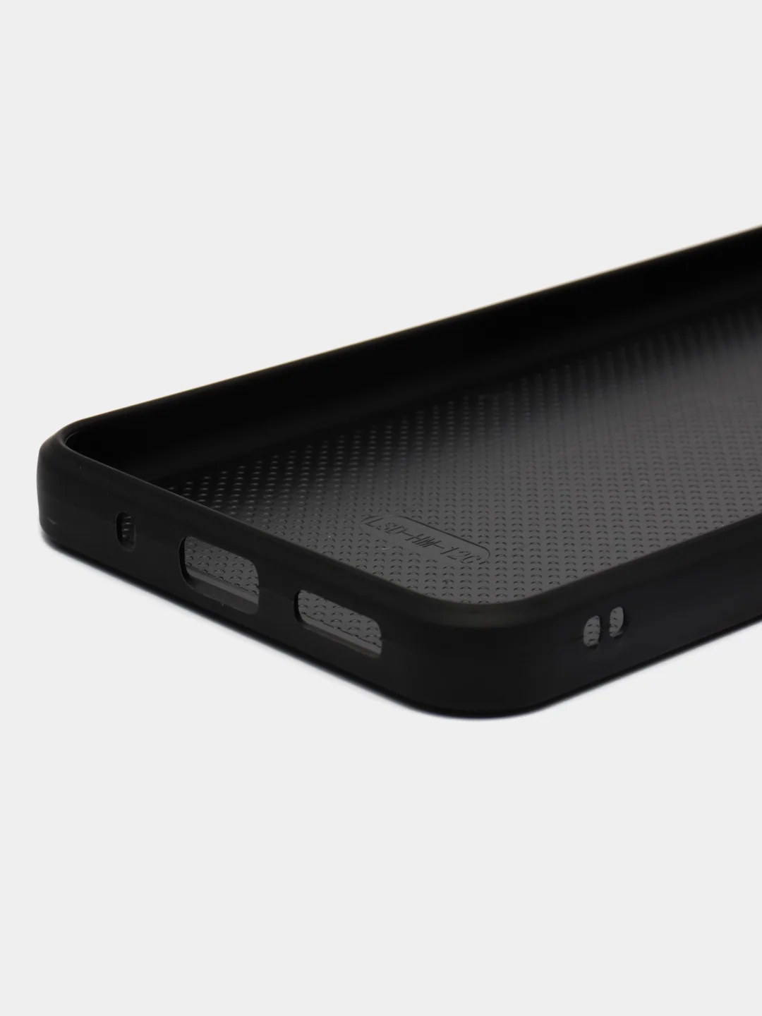 Серый чехол для Xiaomi Redmi 12C (Сяоми Редми 12С), пластиковый, глянцевый
