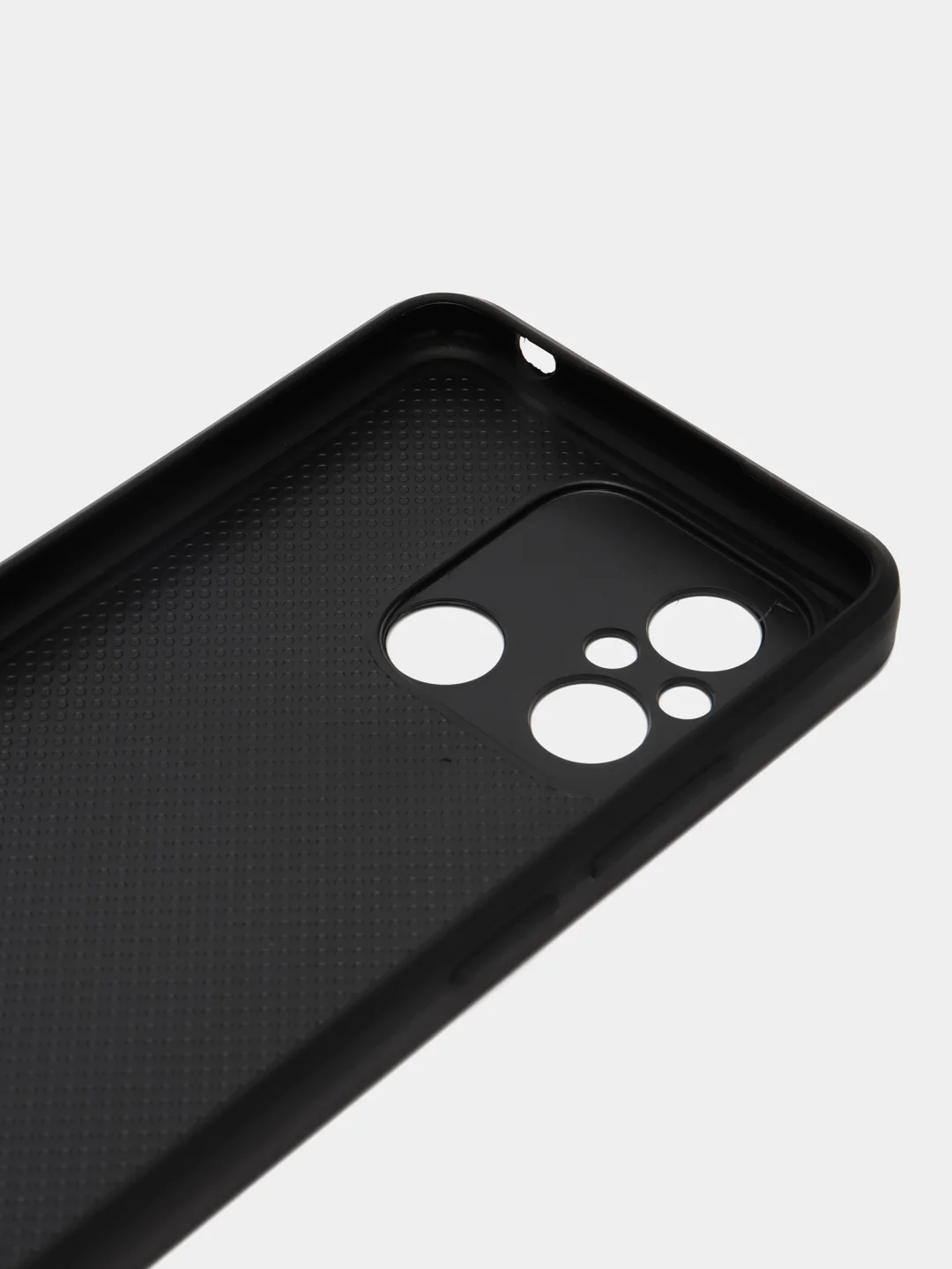 Серый чехол для Xiaomi Redmi 12C (Сяоми Редми 12С), пластиковый, глянцевый