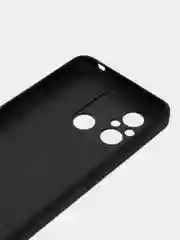 Серый чехол для Xiaomi Redmi 12C (Сяоми Редми 12С), пластиковый, глянцевый