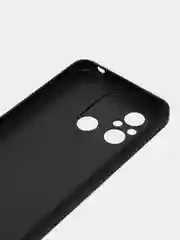 Черный чехол для Xiaomi Redmi 12C (Сяоми Редми 12С), пластиковый, глянцевый
