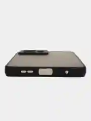 Черный чехол Xiaomi Redmi Note 12 4G / Редми Нот 12 4Г пластиковый, матовый, с цветными кнопками