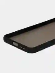Черный чехол Xiaomi Redmi Note 12 4G / Редми Нот 12 4Г пластиковый, матовый, с цветными кнопками