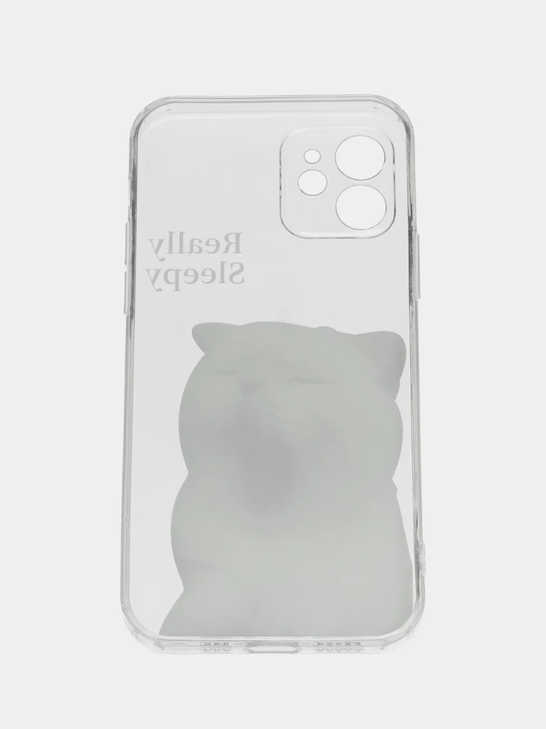 Прозрачный чехол для iPhone 11 12 13 14 15 Pro Max 7 8 XR X XS Plus с принтом прозрачный коты айфон