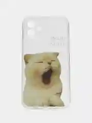 Прозрачный чехол для iPhone 11 12 13 14 15 Pro Max 7 8 XR X XS Plus с принтом прозрачный коты айфон