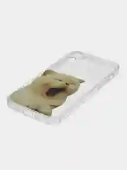 Прозрачный чехол для iPhone 11 12 13 14 15 Pro Max 7 8 XR X XS Plus с принтом прозрачный коты айфон
