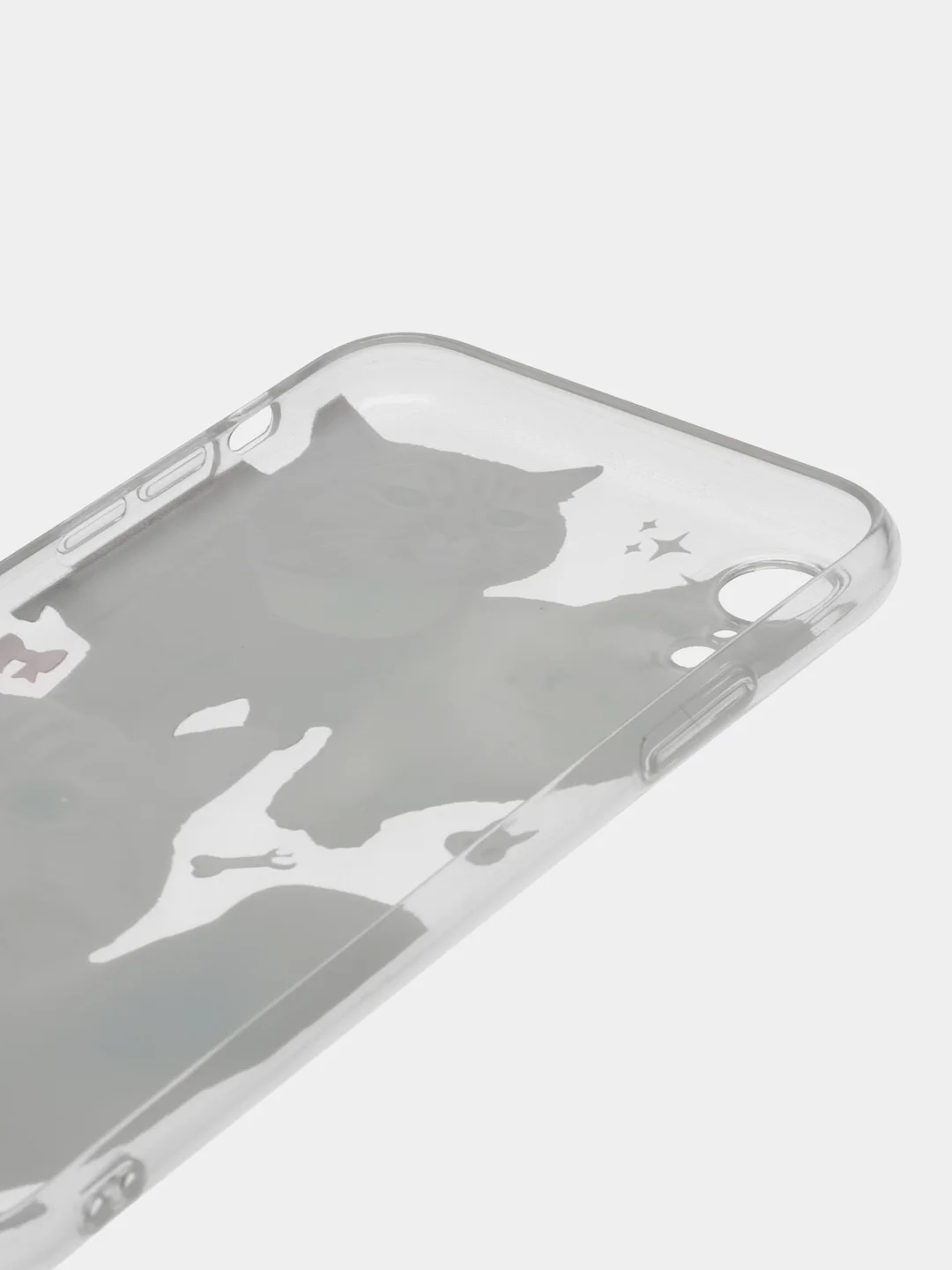 Рыжий чехол для iPhone 11 12 13 14 15 Pro Max 7 8 XR X XS Plus с принтом прозрачный коты айфон