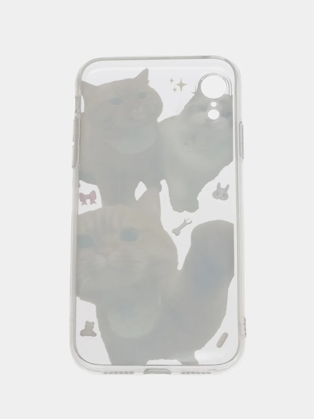 Рыжий чехол для iPhone 11 12 13 14 15 Pro Max 7 8 XR X XS Plus с принтом прозрачный коты айфон