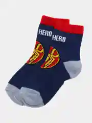 Тёмно-серый носки детские "Человек-паук"