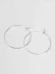 Серебряный серьги кольца, конго, серьги женские