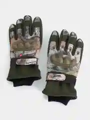 Зелёный хаки перчатки тактические, утепленные, с защитой костяшек