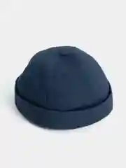 Синий кепка без козырька, бейсболка (шапка бини, докер)