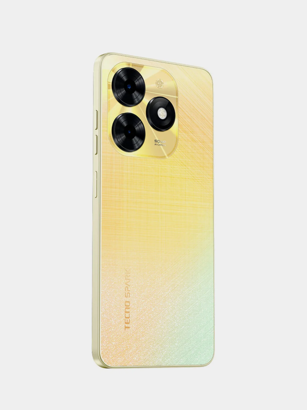 Золотой смартфон Tecno Spark 20C, 8/128 Gb