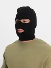 Черный балаклава / горнолыжная маска / подшлемник / маска для съемок видео / зимняя маска / вязанная маска