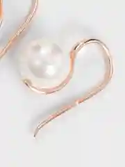Золотой серьги с жемчугом, бижутерия