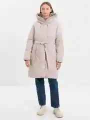 Кремовый зимняя куртка, женская