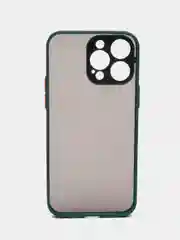 Морской чехол iPhone 14 Pro Max (Айфон 14 Про Макс), пластиковый, матовый, с цветными кнопками