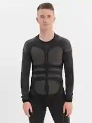 Угольный термобелье мужское, спортивное, бесшовное, компрессионное