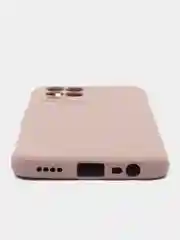 Бежевый чехол Silicone Cover для Realme 8/8 Pro (Реалми 8/8 про), силиконовый