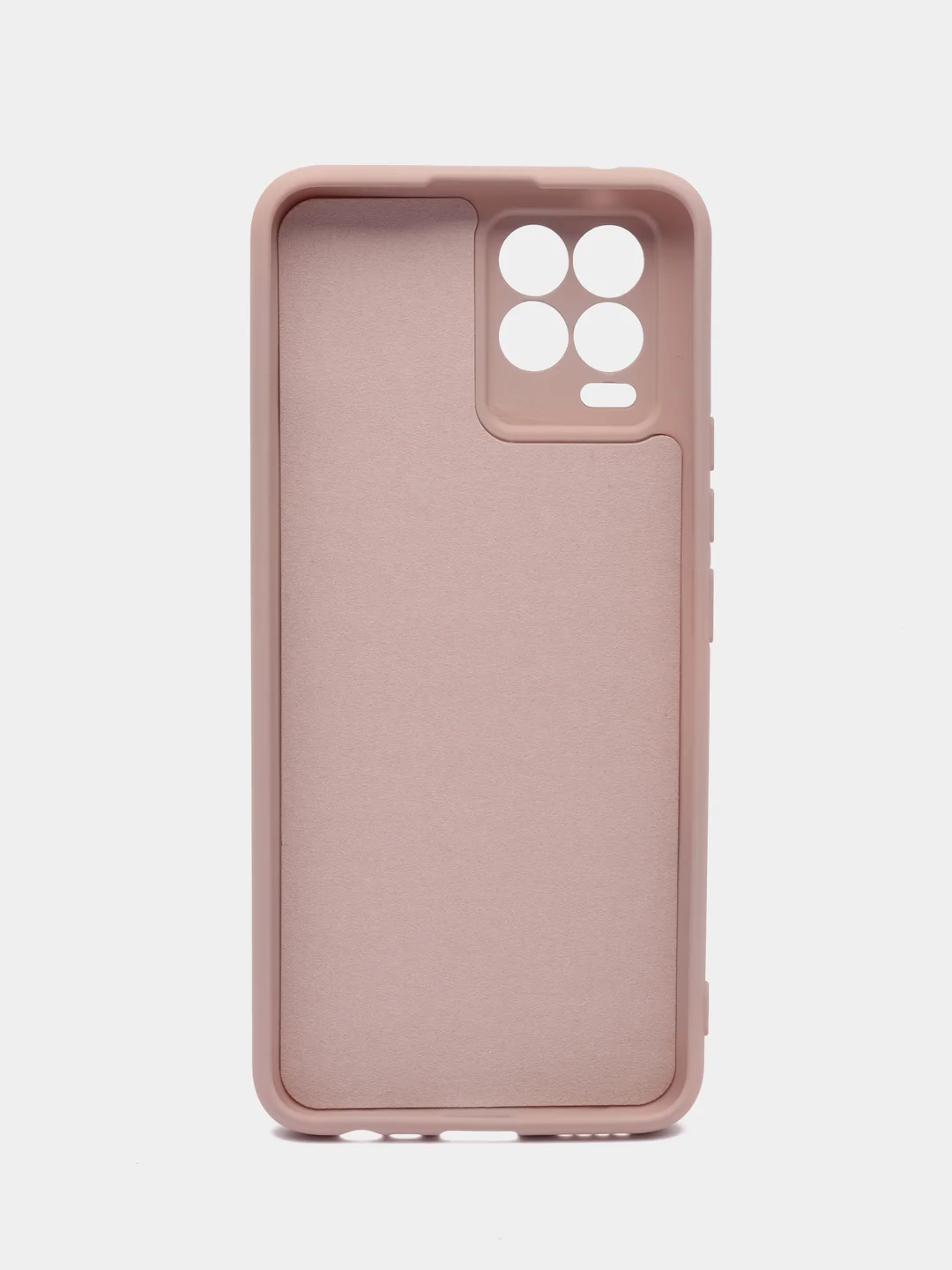 Бежевый чехол Silicone Cover для Realme 8/8 Pro (Реалми 8/8 про), силиконовый