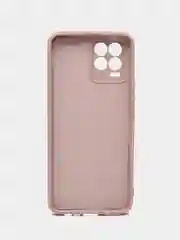 Бежевый чехол Silicone Cover для Realme 8/8 Pro (Реалми 8/8 про), силиконовый