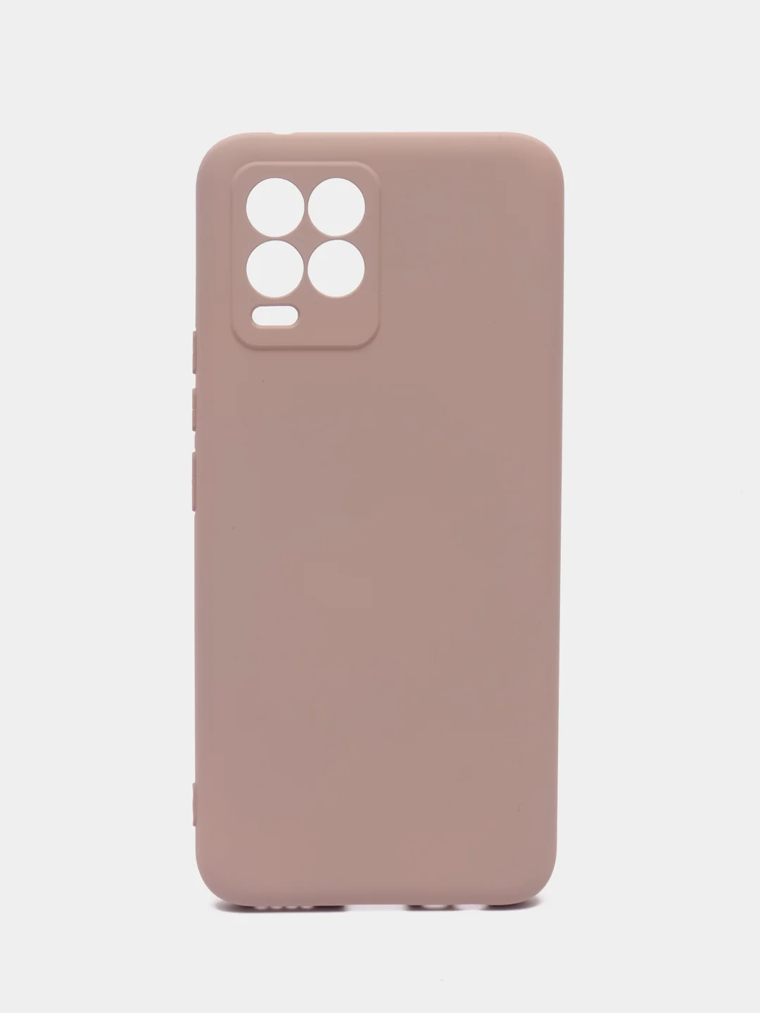 Бежевый чехол Silicone Cover для Realme 8/8 Pro (Реалми 8/8 про), силиконовый